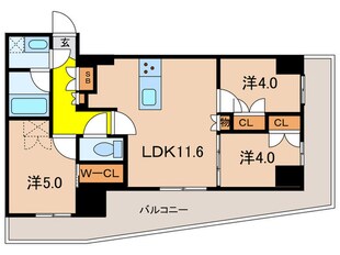 コンフォリア王子の物件間取画像